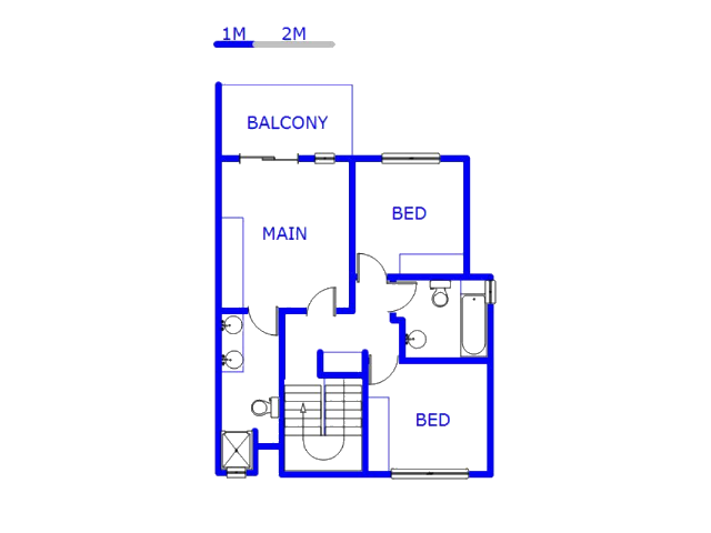1st Floor - 72m2 of property for sale in Doornpoort