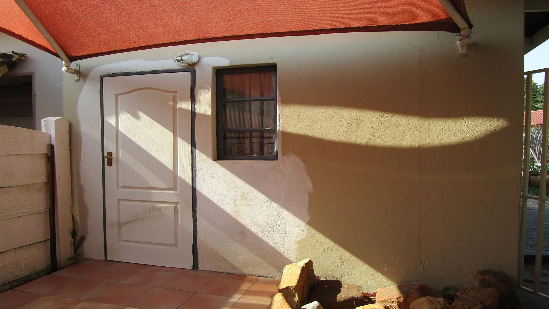 Backyard of property in Protea Park (North West)