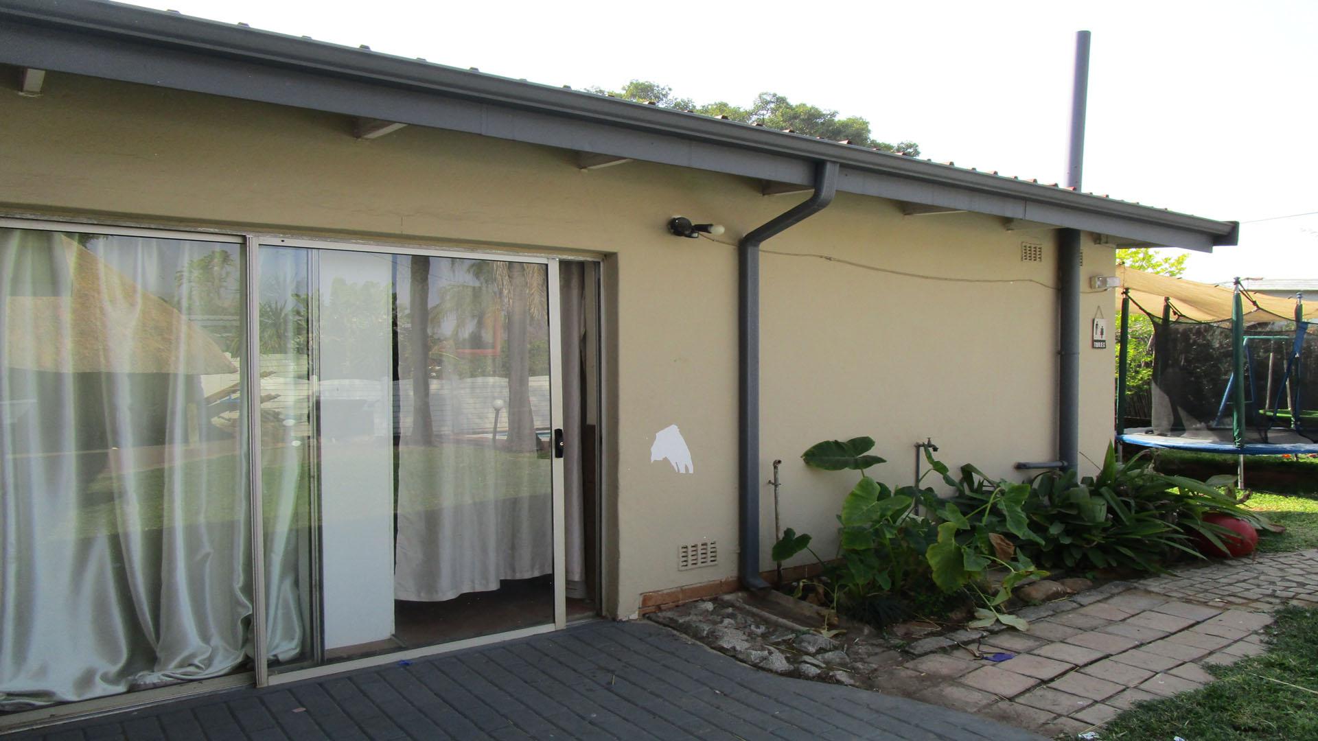 Backyard of property in Protea Park (North West)