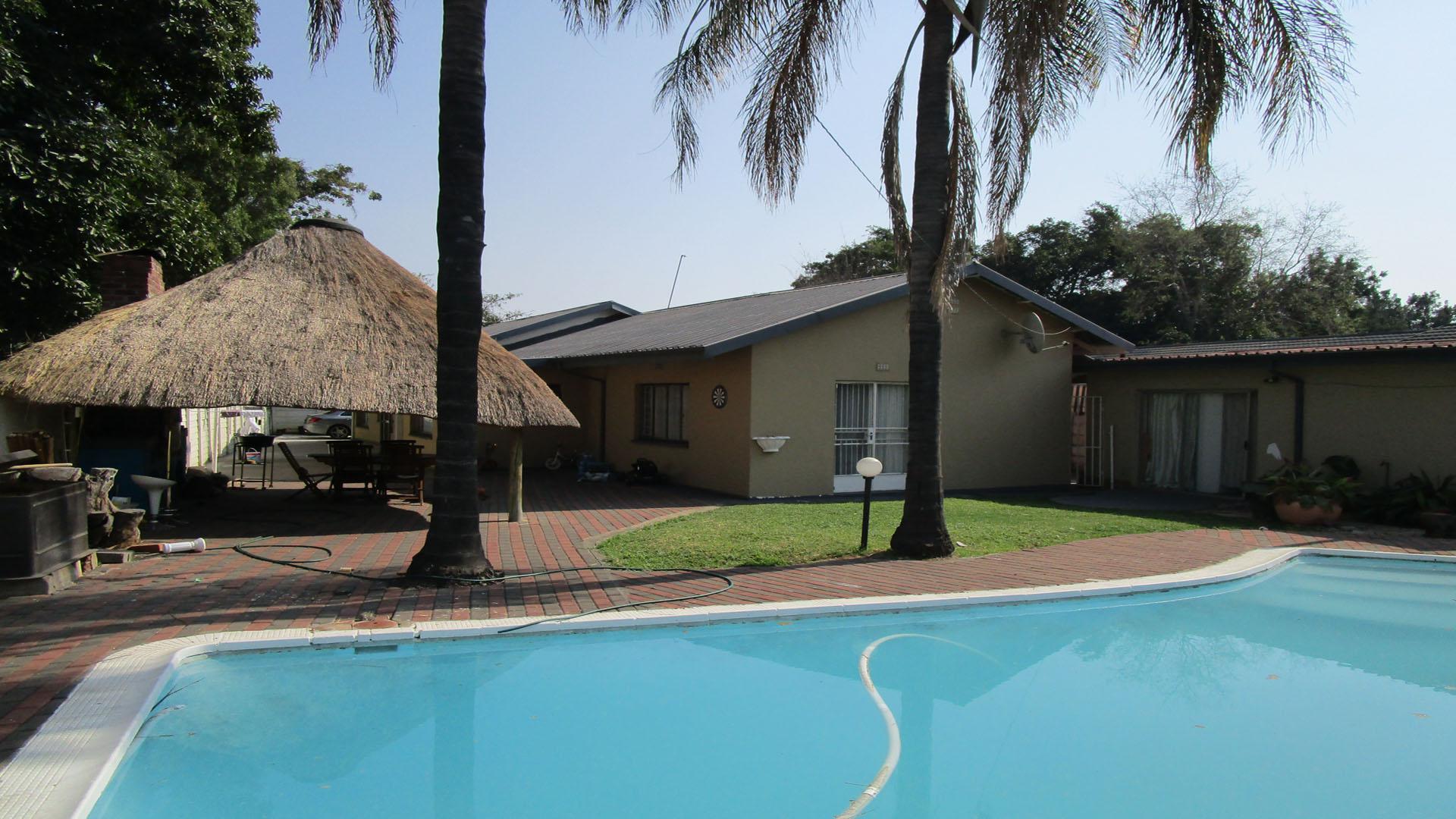 Backyard of property in Protea Park (North West)