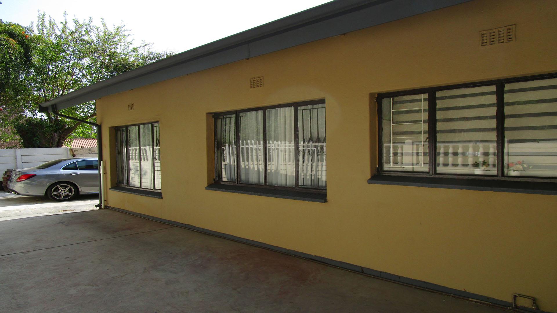 Backyard of property in Protea Park (North West)