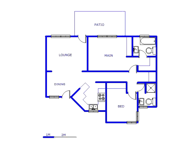 Floor plan of the property in Morningside