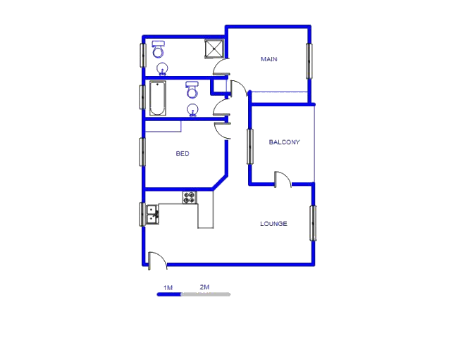 Floor plan of the property in Parkhaven