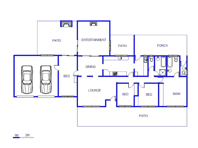 Floor plan of the property in Wierdapark