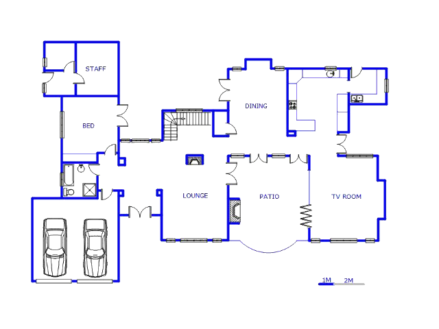 Floor plan of the property in Dainfern Valley