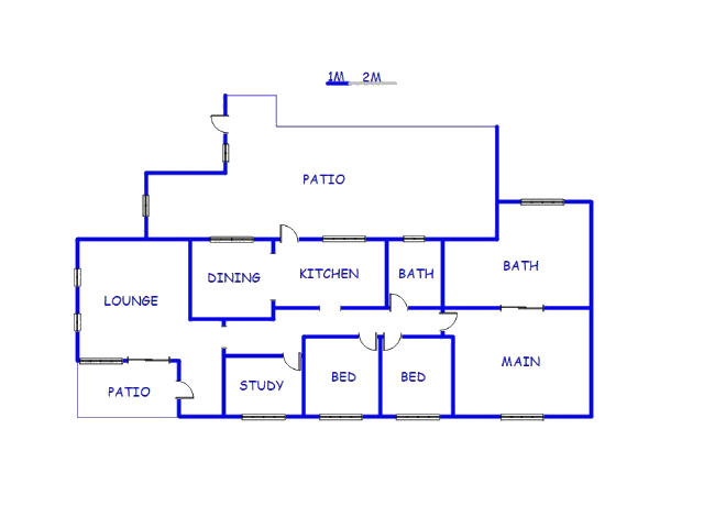 Floor plan of the property in Sonland Park