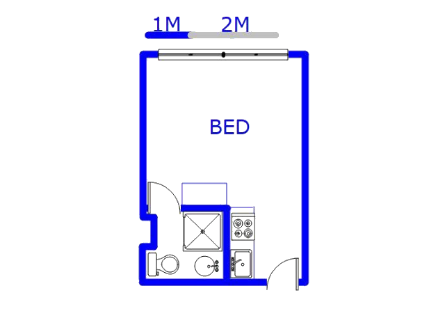 Floor plan of the property in Troyeville