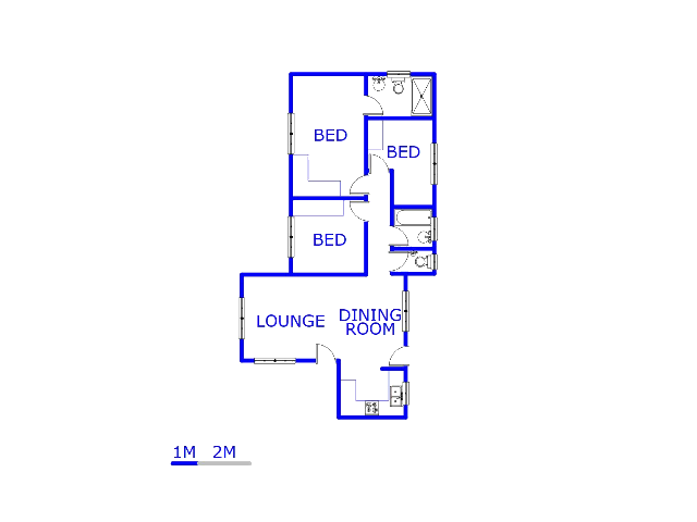 Ground Floor - 73m2 of property for sale in Cosmo City