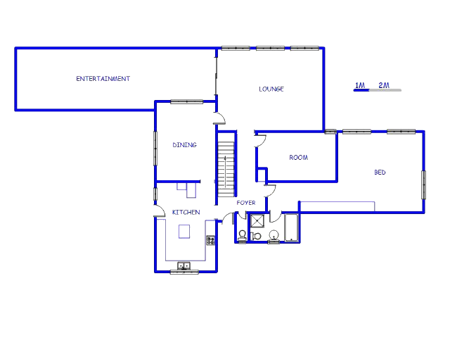 Floor plan of the property in Mondeor