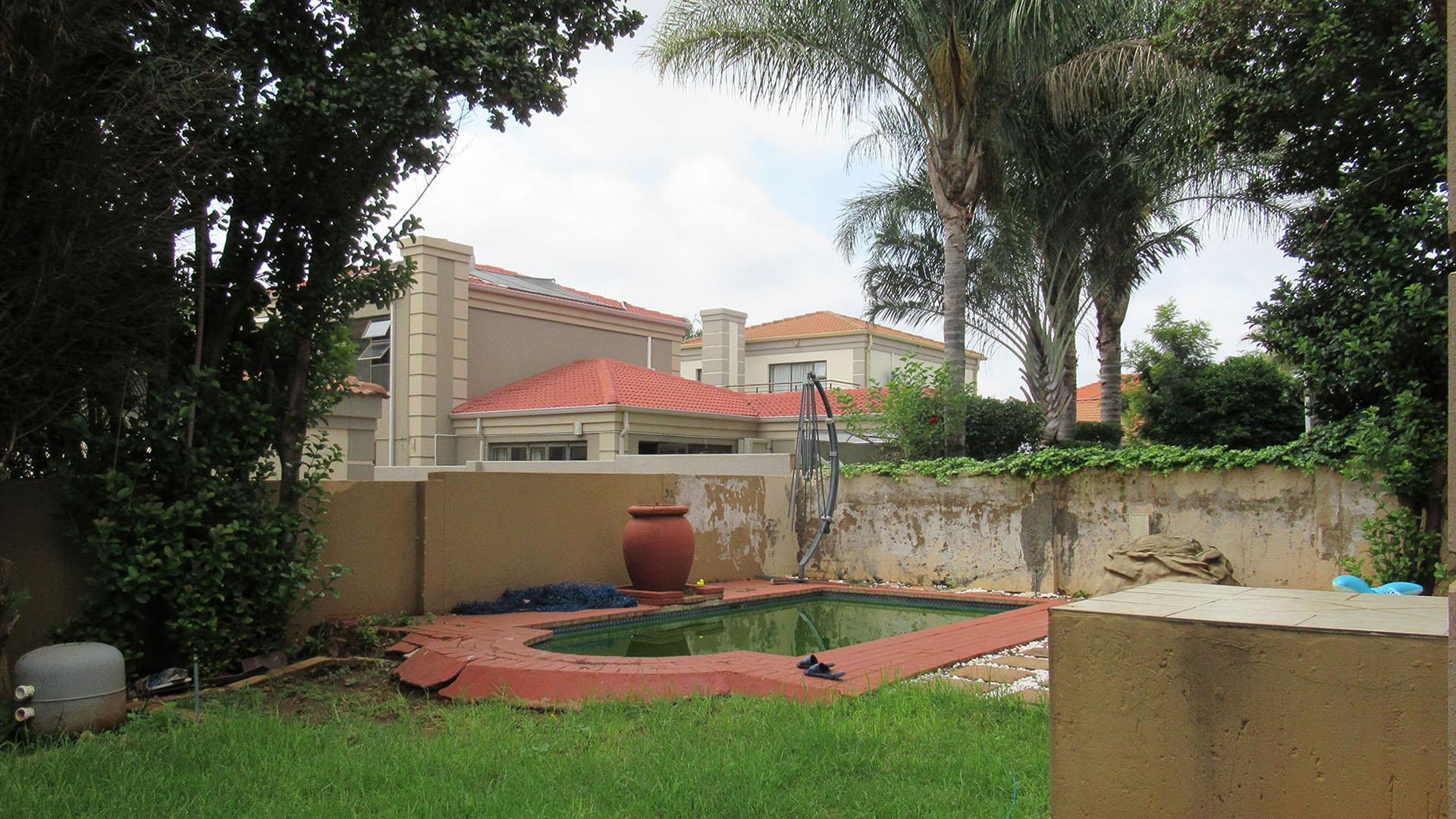 Backyard of property in Willowbrook