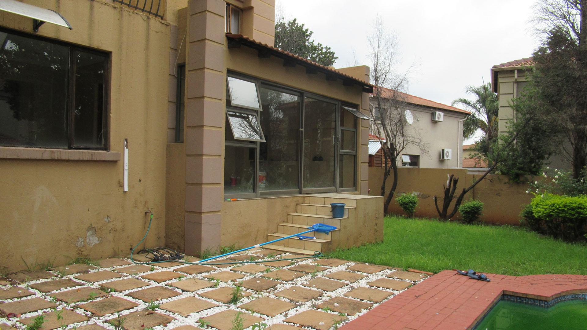 Backyard of property in Willowbrook