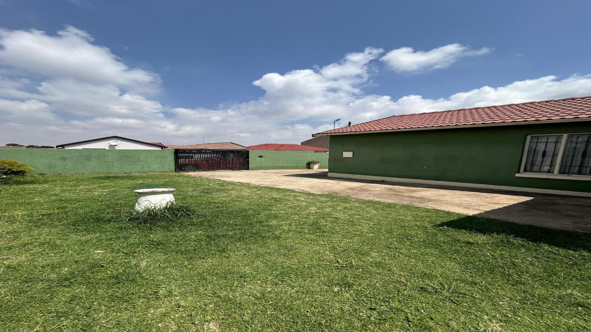 Backyard of property in Kagiso