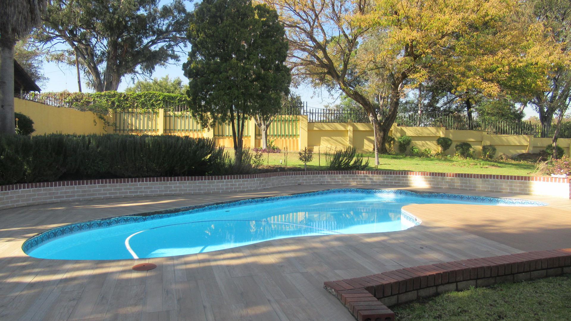Backyard of property in Gallo Manor