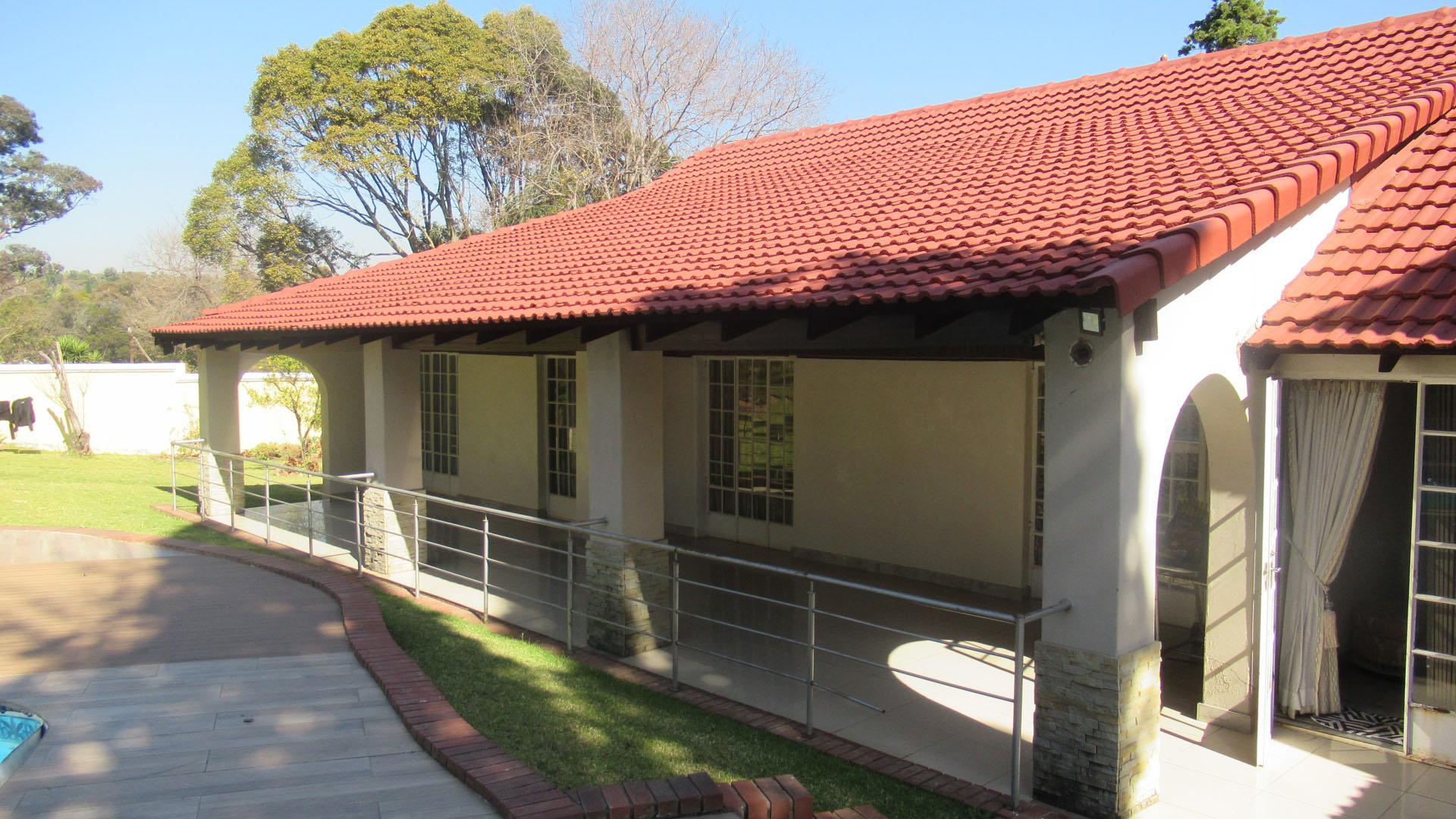 Backyard of property in Gallo Manor