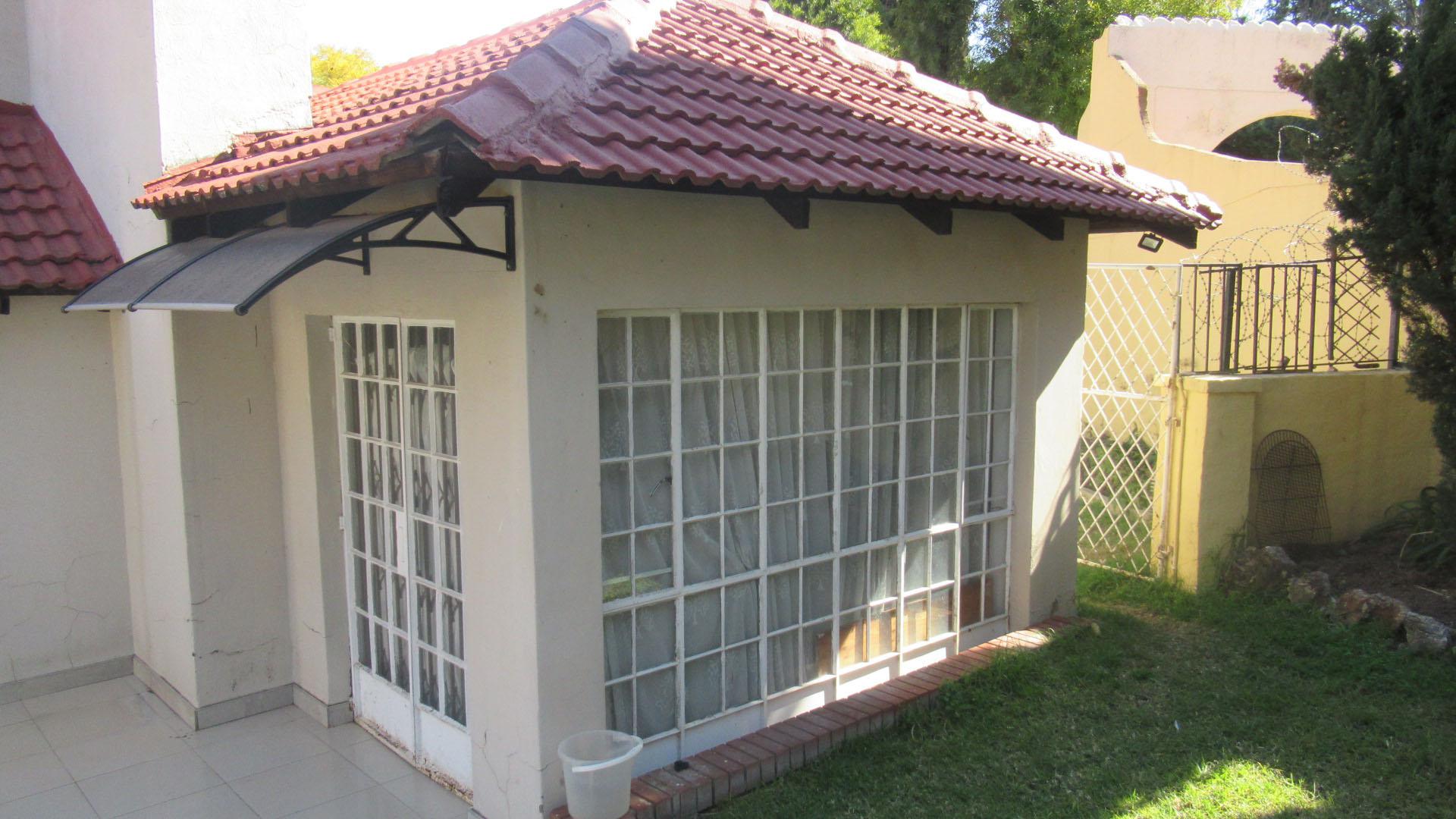 Backyard of property in Gallo Manor