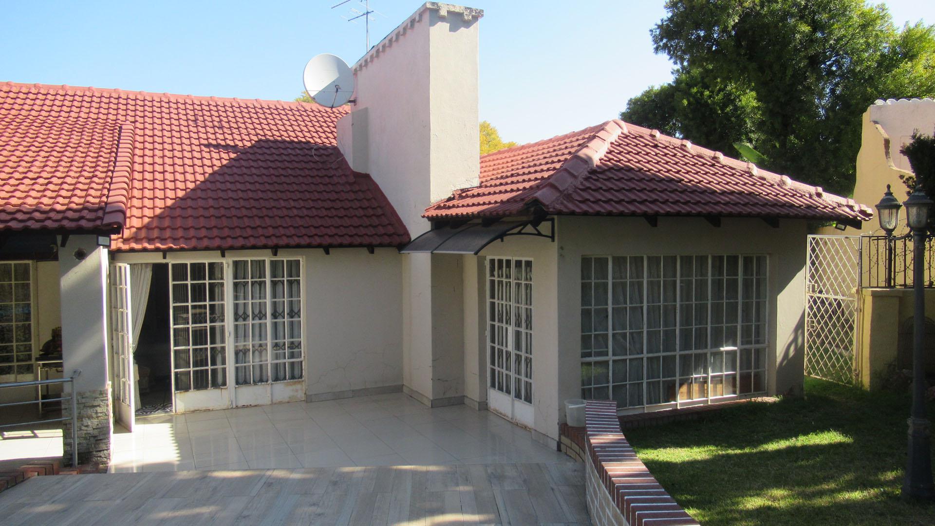 Backyard of property in Gallo Manor