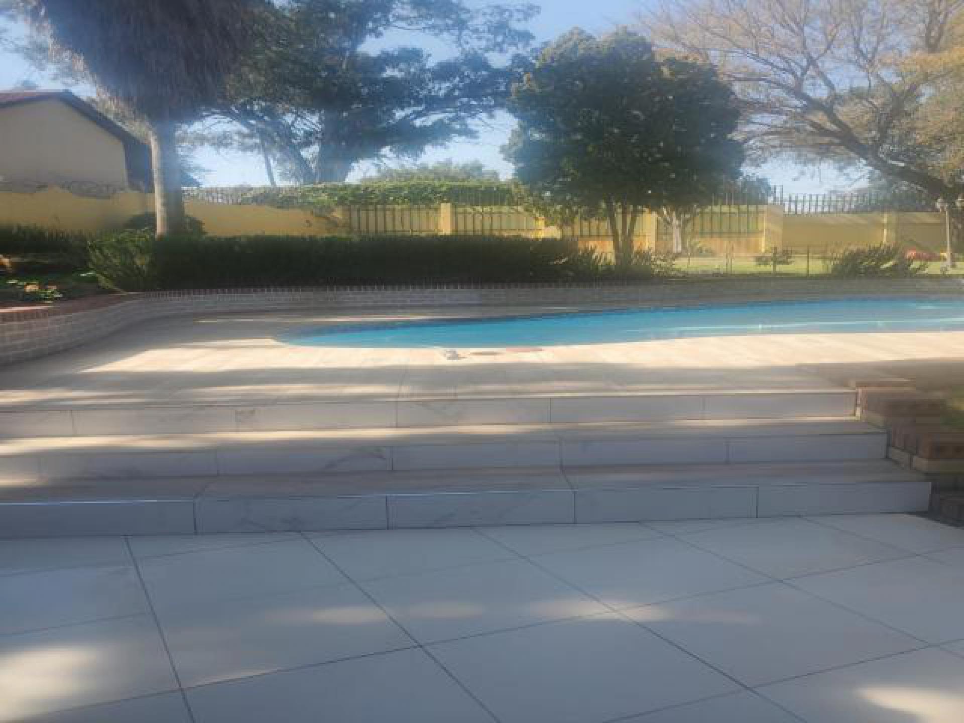 Backyard of property in Gallo Manor