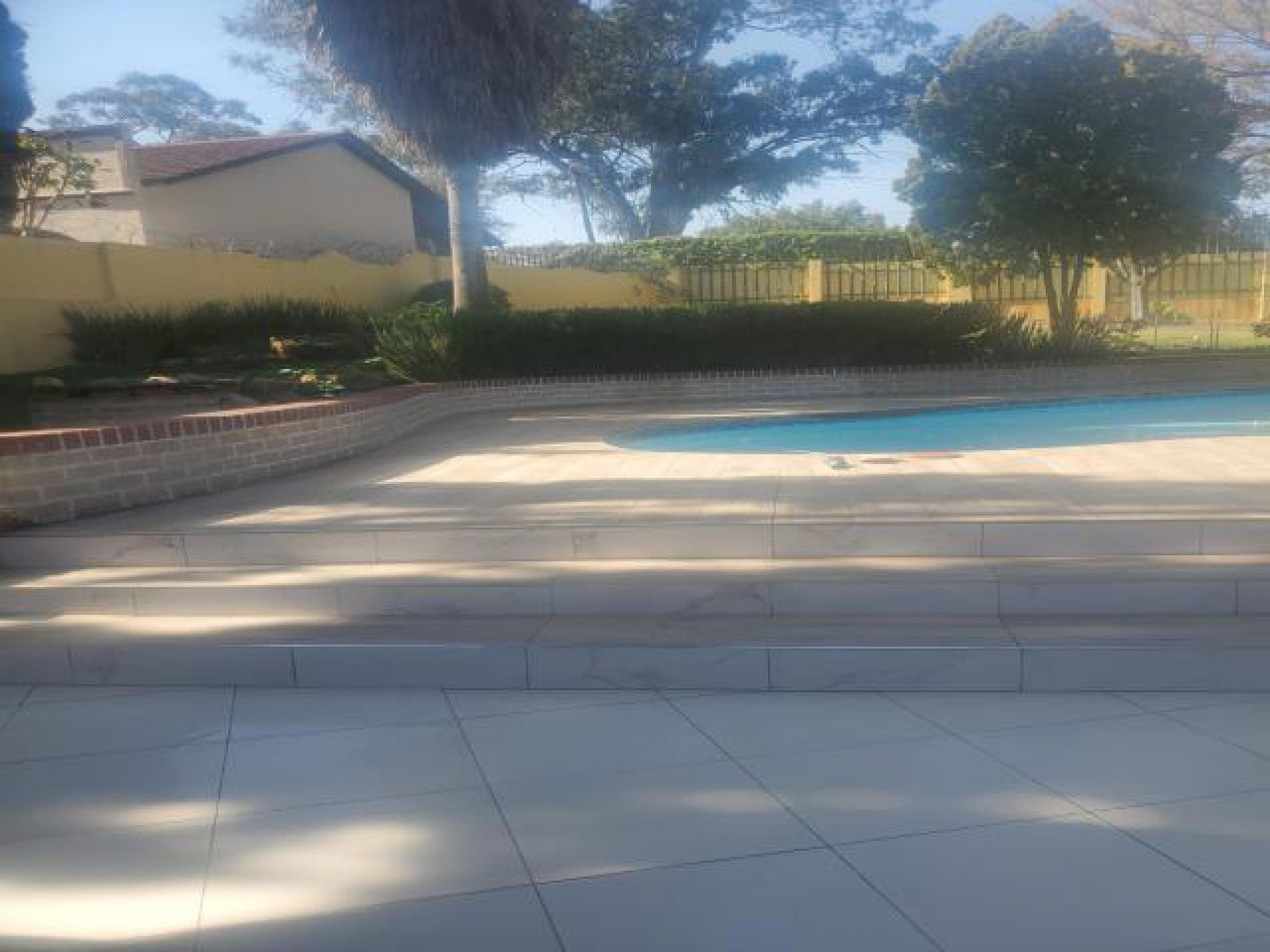Backyard of property in Gallo Manor