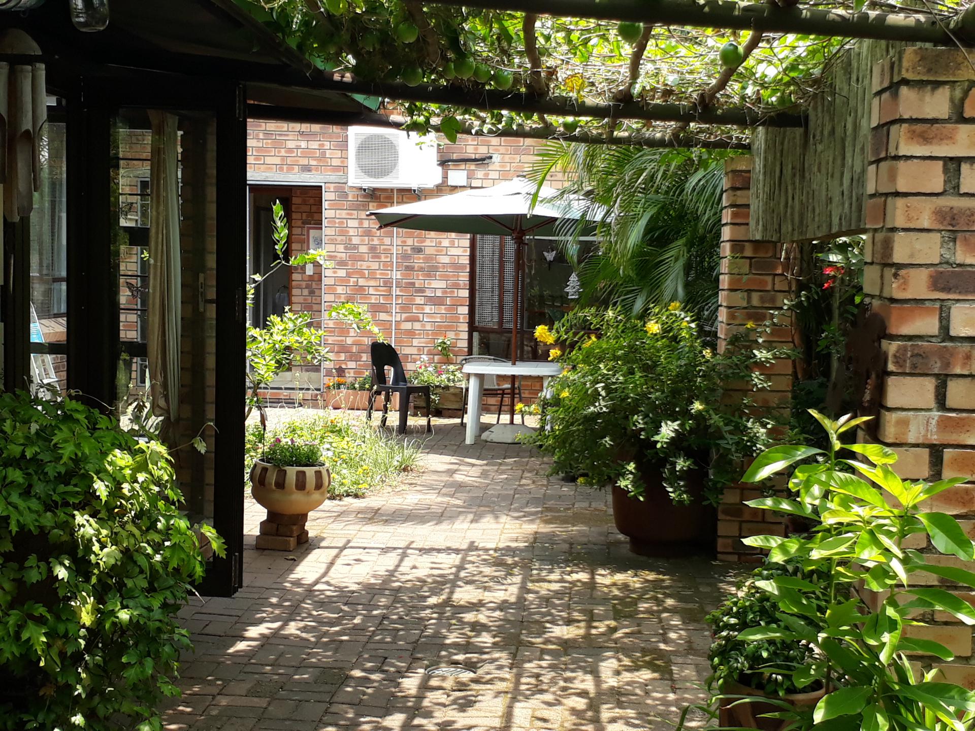 Backyard of property in St Lucia