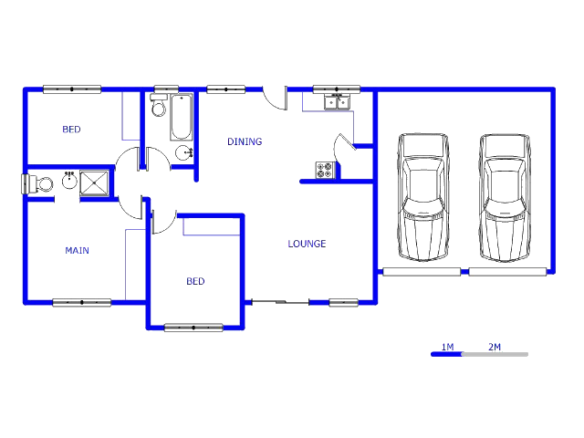 Floor plan of the property in The Reeds
