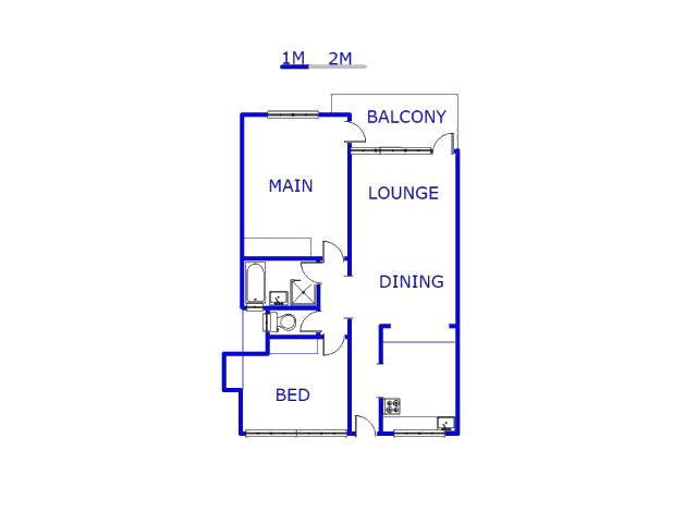 Floor plan of the property in Florida