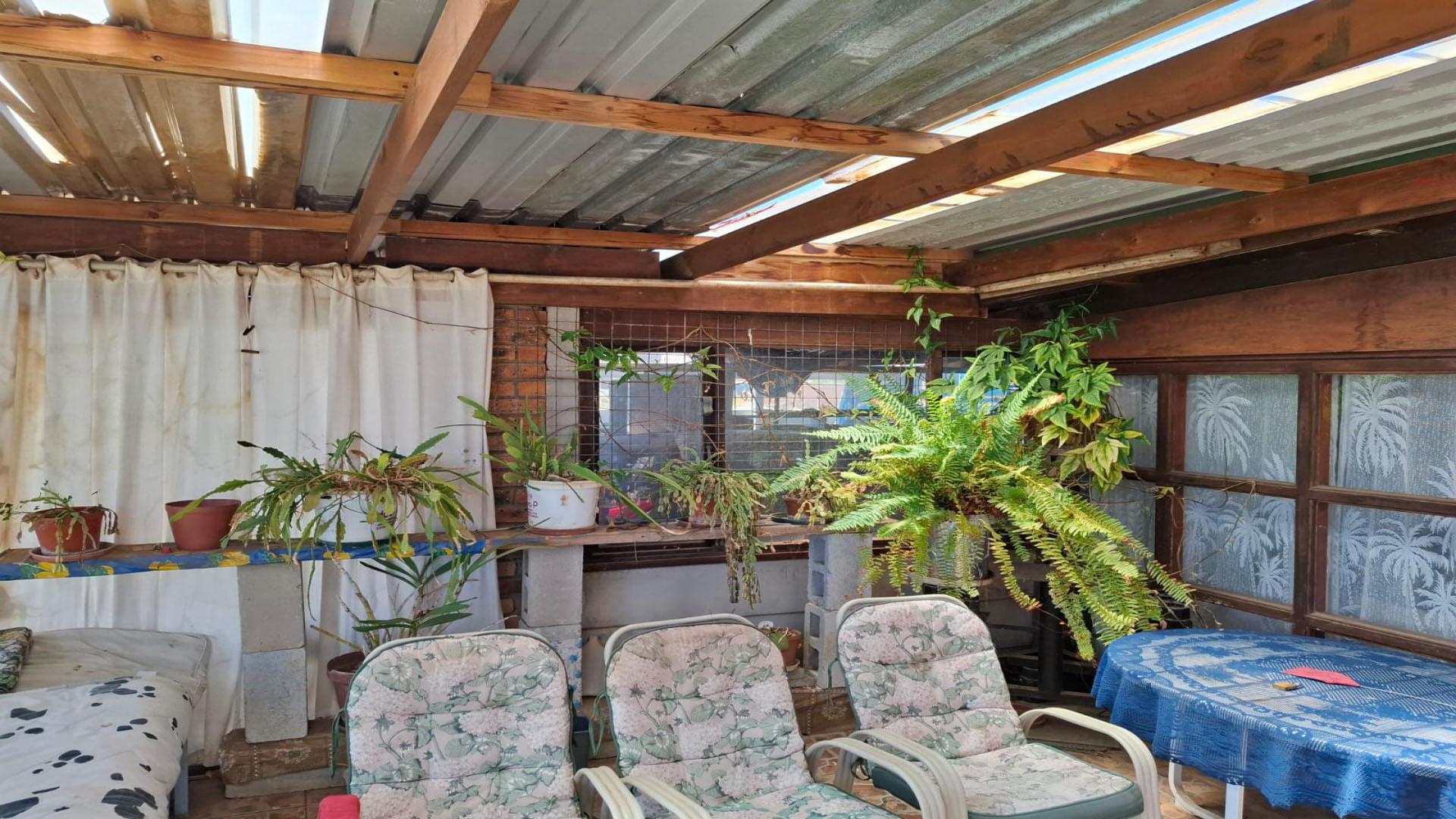 Patio of property in Hermanus