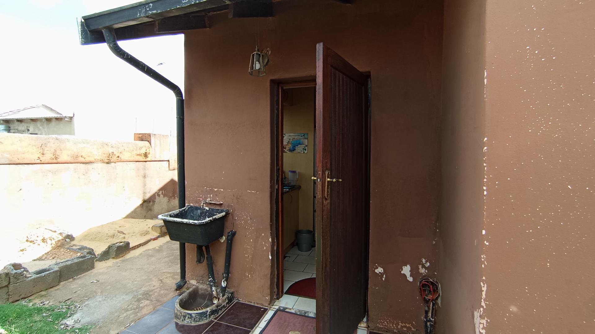 Backyard of property in Midrand