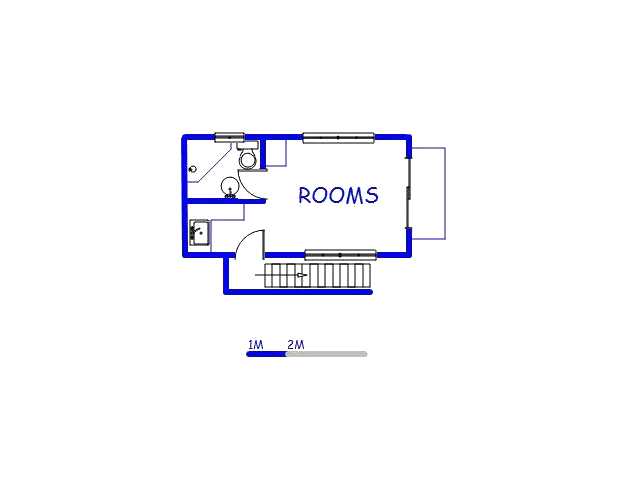 Floor plan of the property in Queensburgh