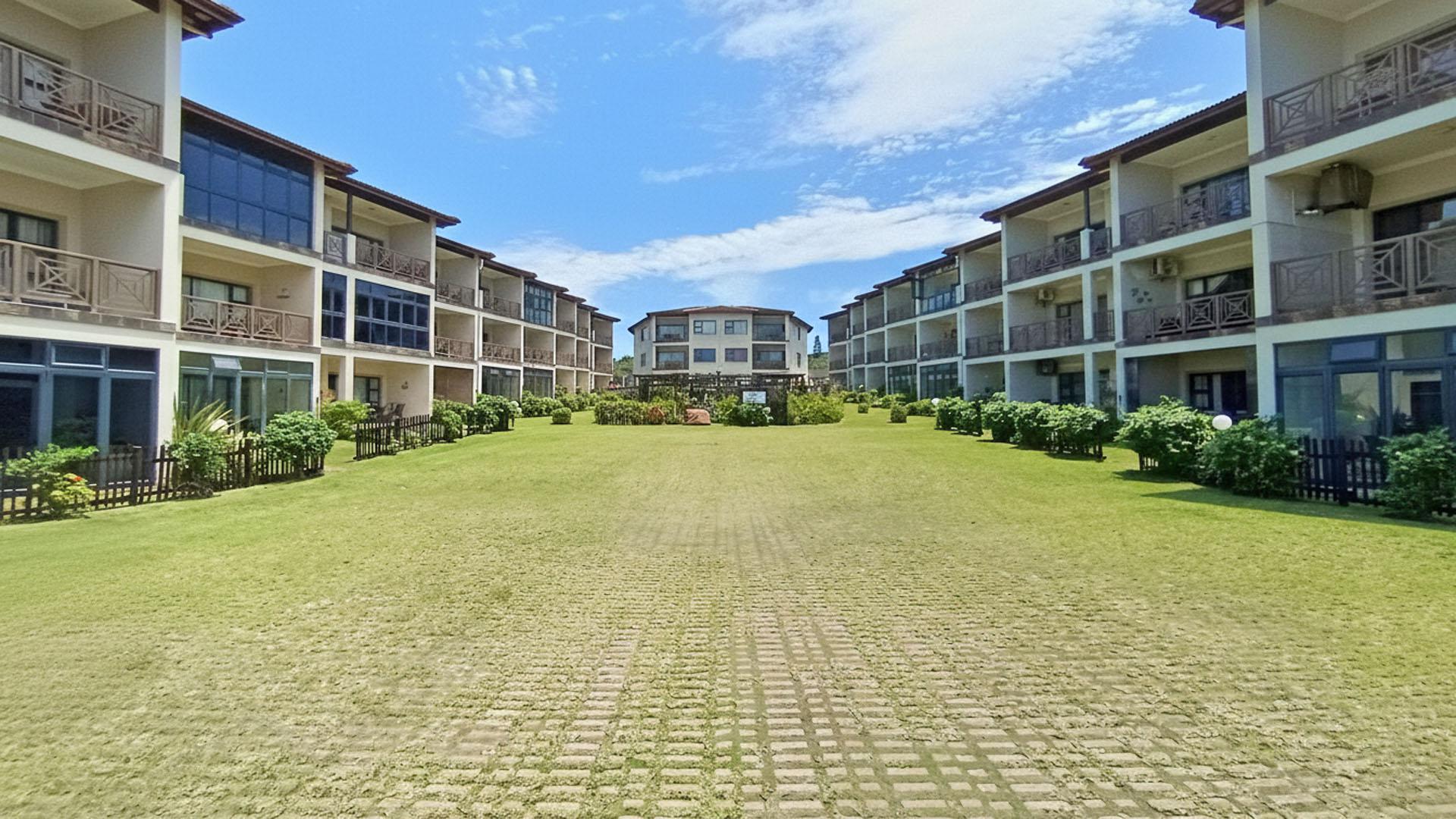 Backyard of property in Uvongo