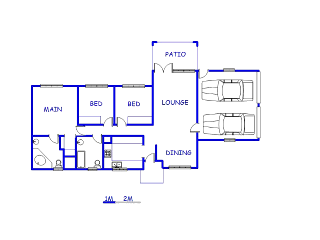 Floor plan of the property in Umzinto