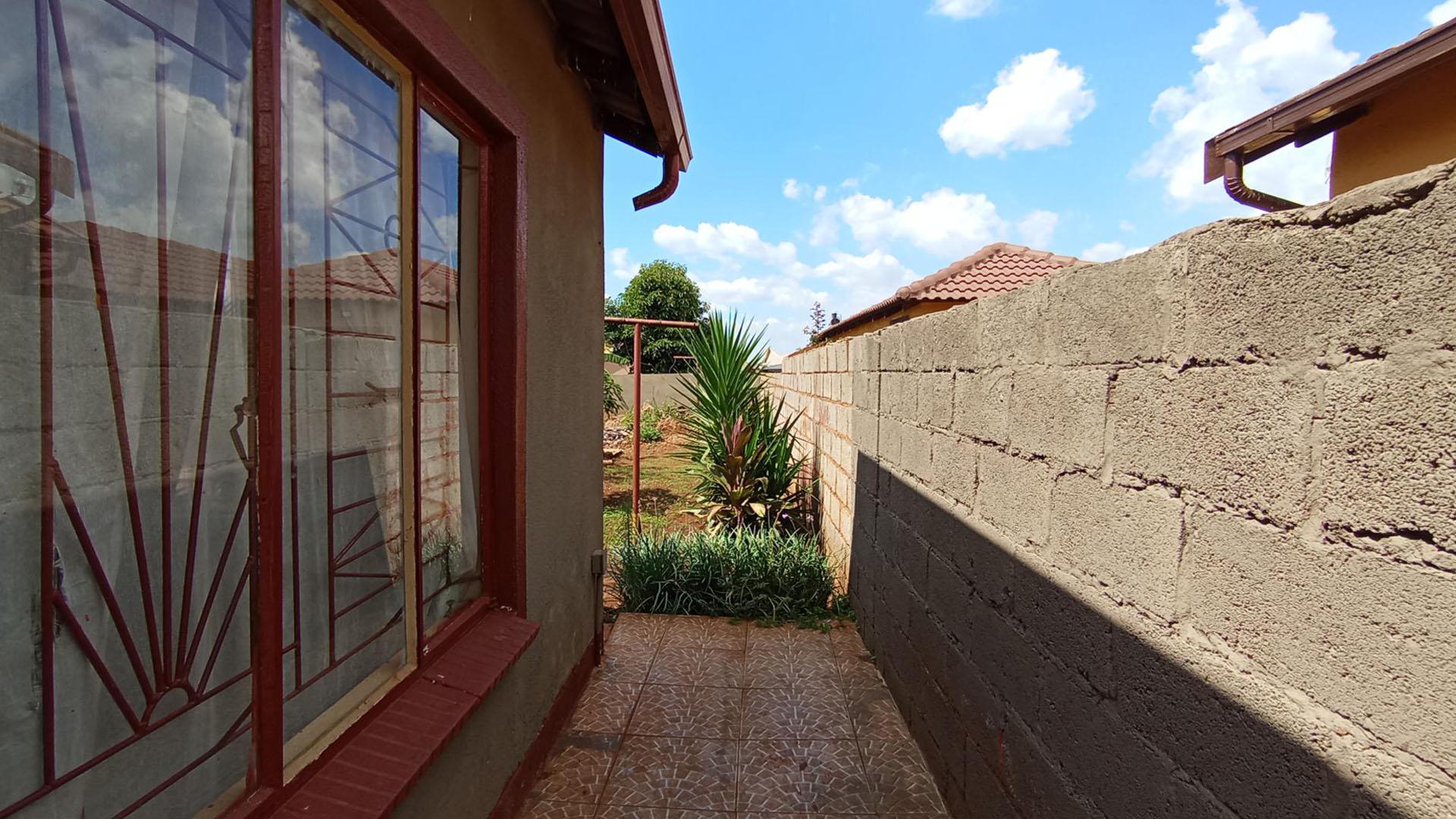 Backyard of property in Soshanguve East