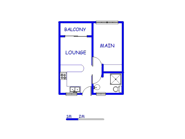 Floor plan of the property in Erand Gardens