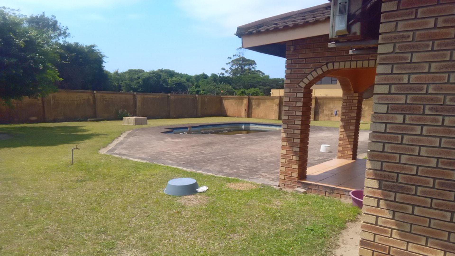Backyard of property in Richards Bay