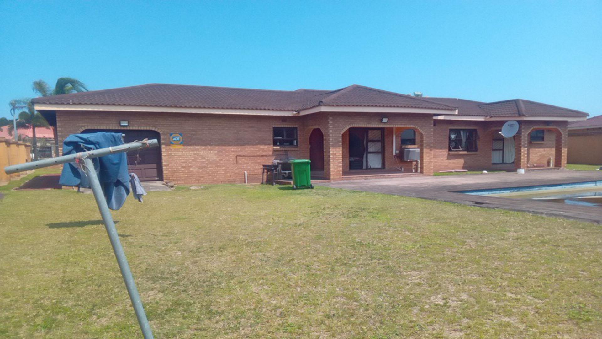 Backyard of property in Richards Bay