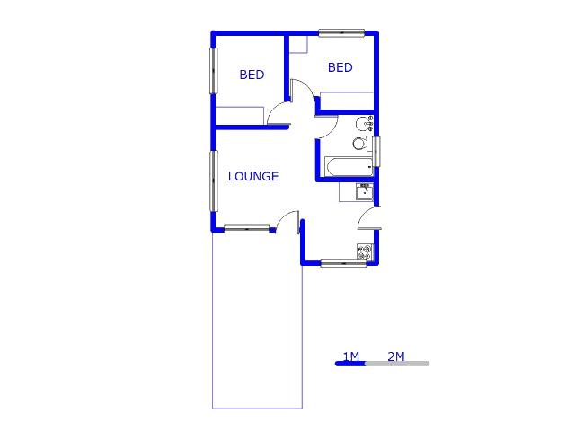 Ground Floor - 60m2 of property for sale in Fleurhof