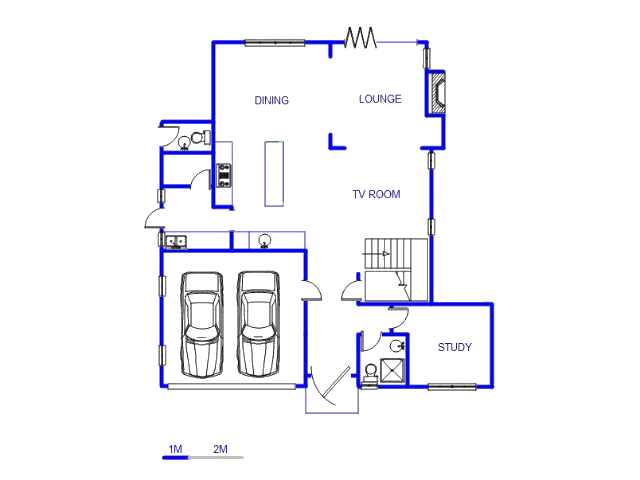 Floor plan of the property in Roodeplaat