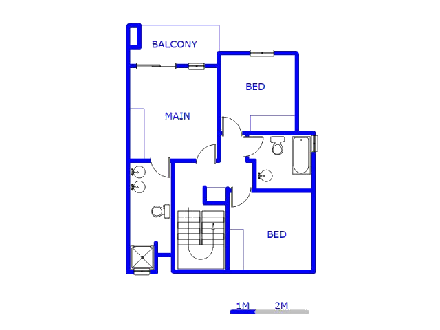 1st Floor - 70m2 of property for sale in Doornpoort