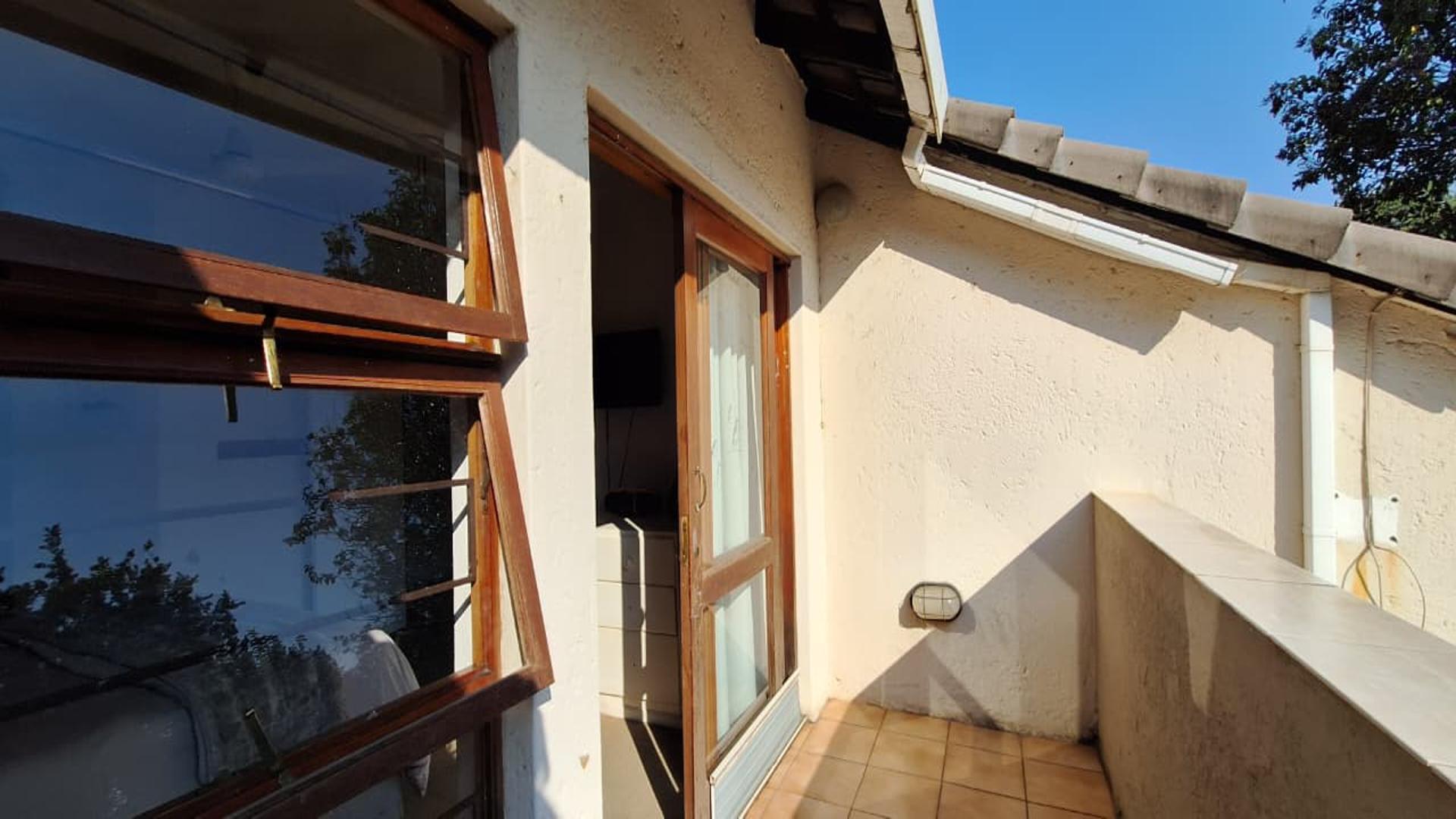 Balcony of property in Bryanston