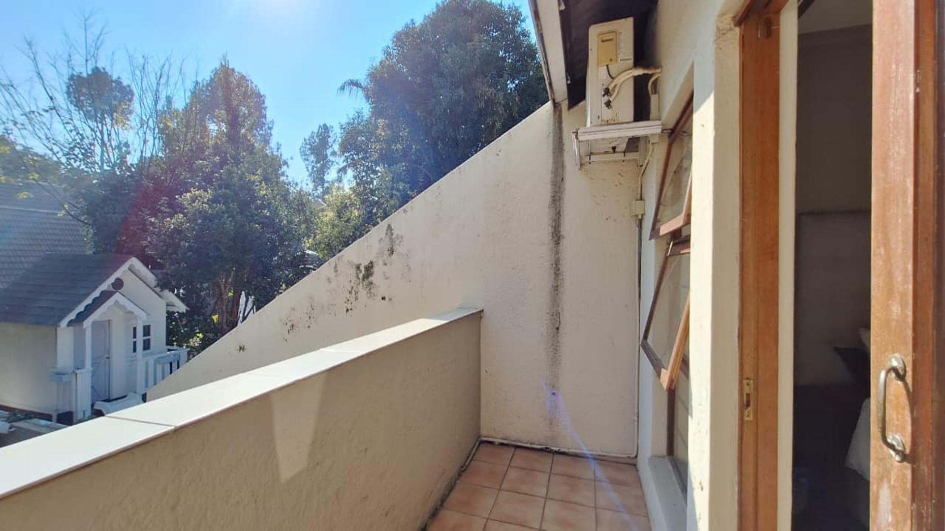 Balcony of property in Bryanston