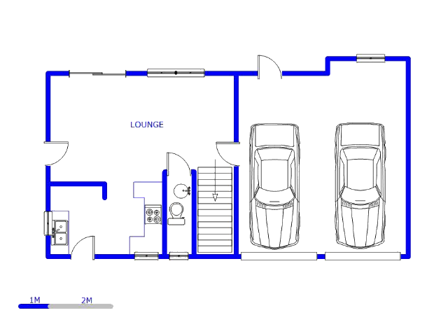 Floor plan of the property in Montana