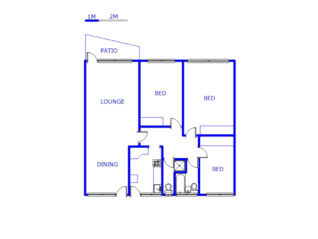 Ground Floor - 141m2 of property for sale in Three Rivers