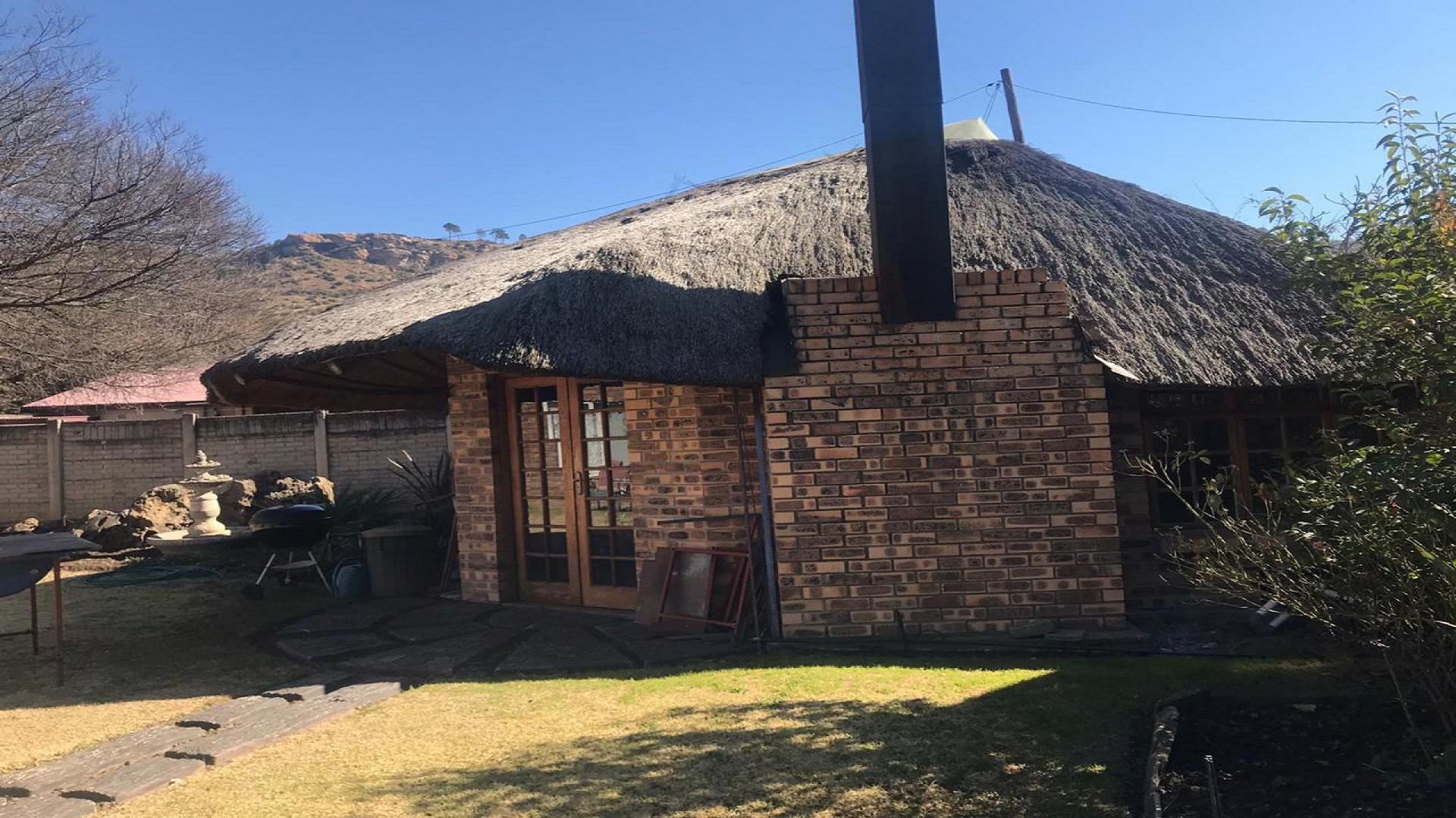 Backyard of property in Ficksburg