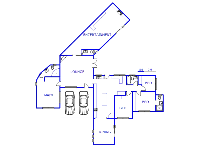 Floor plan of the property in Sunward park