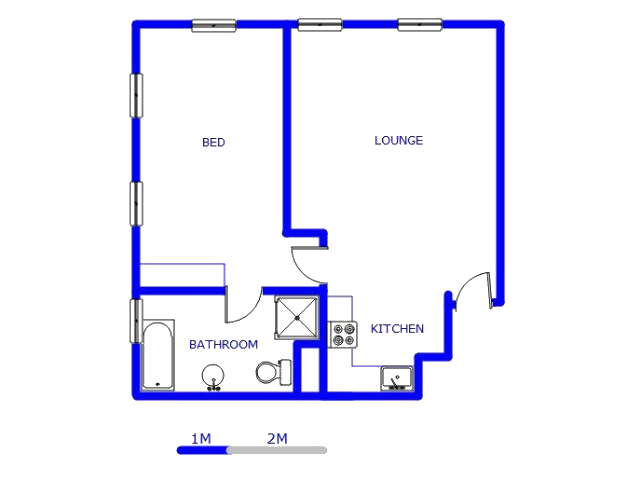 Ground Floor - 61m2 of property for sale in Marshallstown