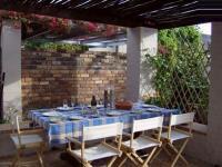 Patio of property in Strand