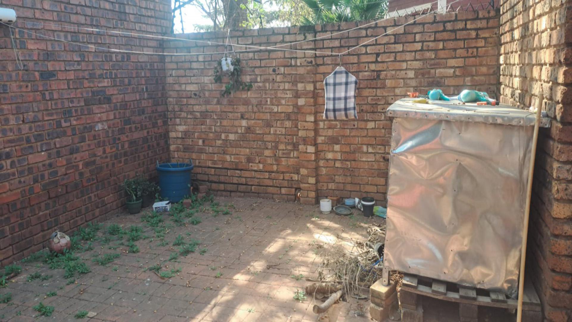 Backyard of property in Pretoria North