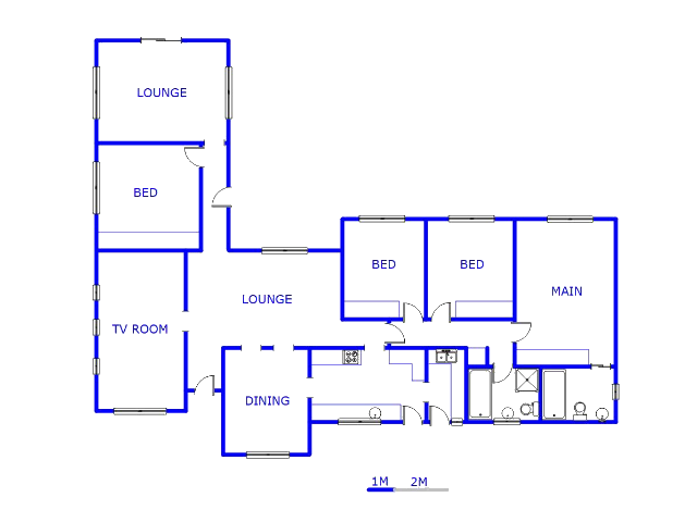 Floor plan of the property in Helikon Park