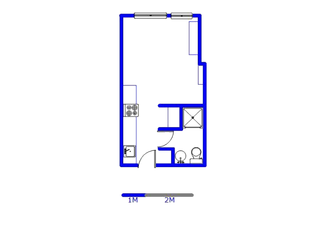 Floor plan of the property in Marshallstown