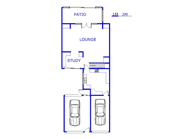 Floor plan of the property in Benoni