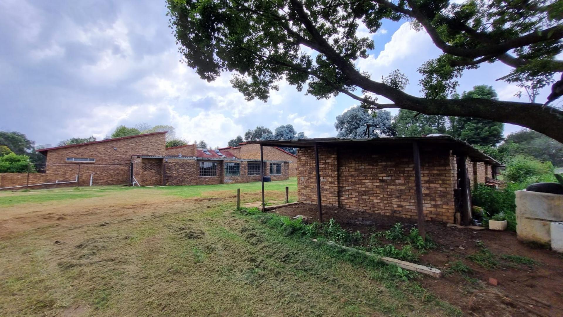 Backyard of property in Delmas